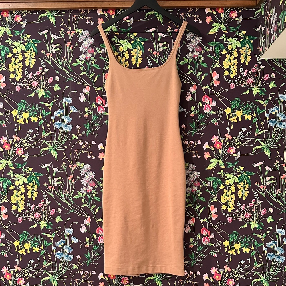 Zara Tan Midi Dress